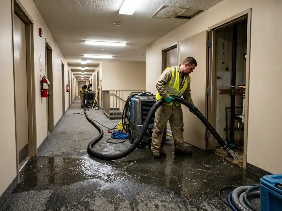 multi-unit-apartment-hallway-f-005 — frequently asked questions, Emergency Burst Pipe Water Extraction & Removal in South Br…
